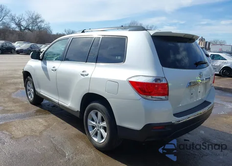 2012 Toyota Highlander Se V6 from USA, damaged, VIN 5TDBK3EH7CS158792